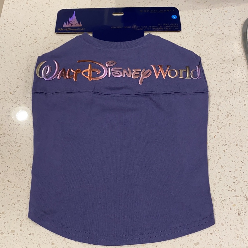 🌃✨🐾Disney WDW 50th Anniversary Pet Spirit Jersey 🌃✨ 🐾 Rare🐾